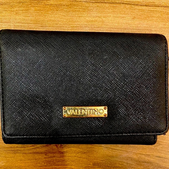 Vintage Valentino Black Wallet - Picture 1 of 8
